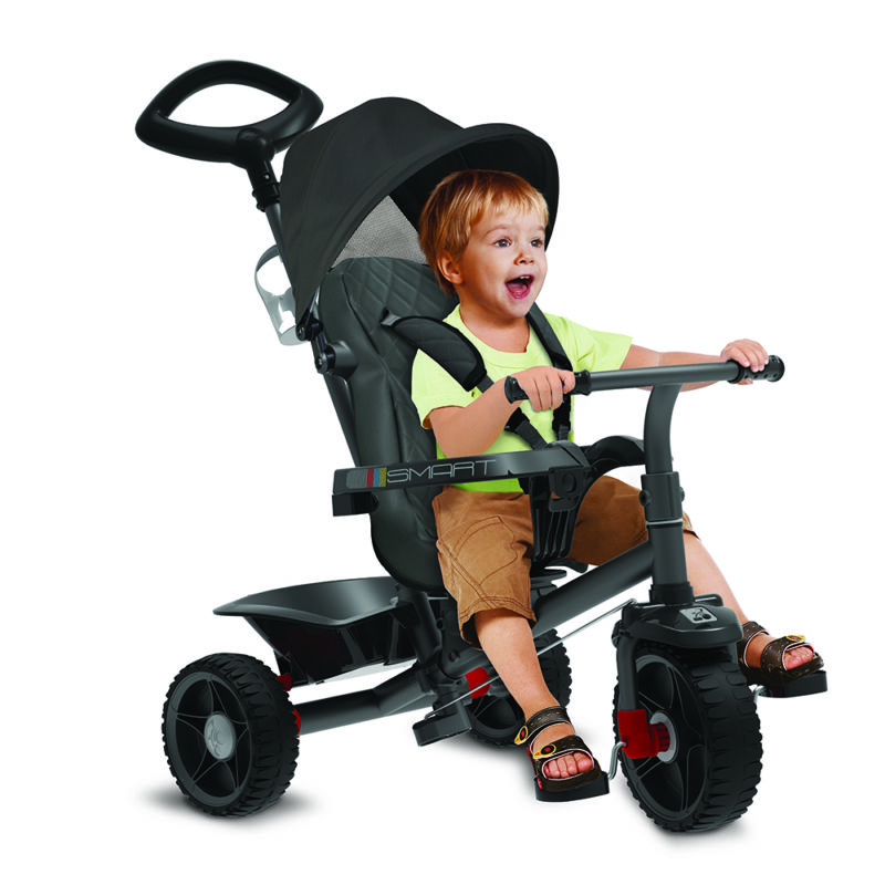 Triciclo Infantil De Passeio 2 Lugares Bandeirante Haste Direcionável Carro  De Passeio