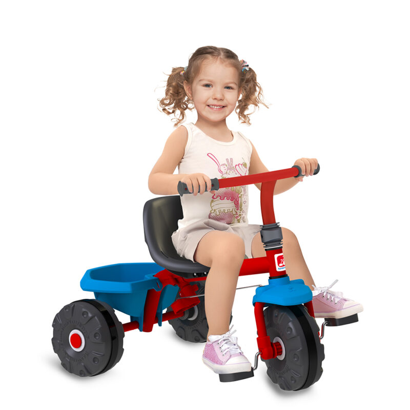 Triciclo Bandeirante Smart Plus Vermelho 280 - Ciclone Magazine - Tudo para  você