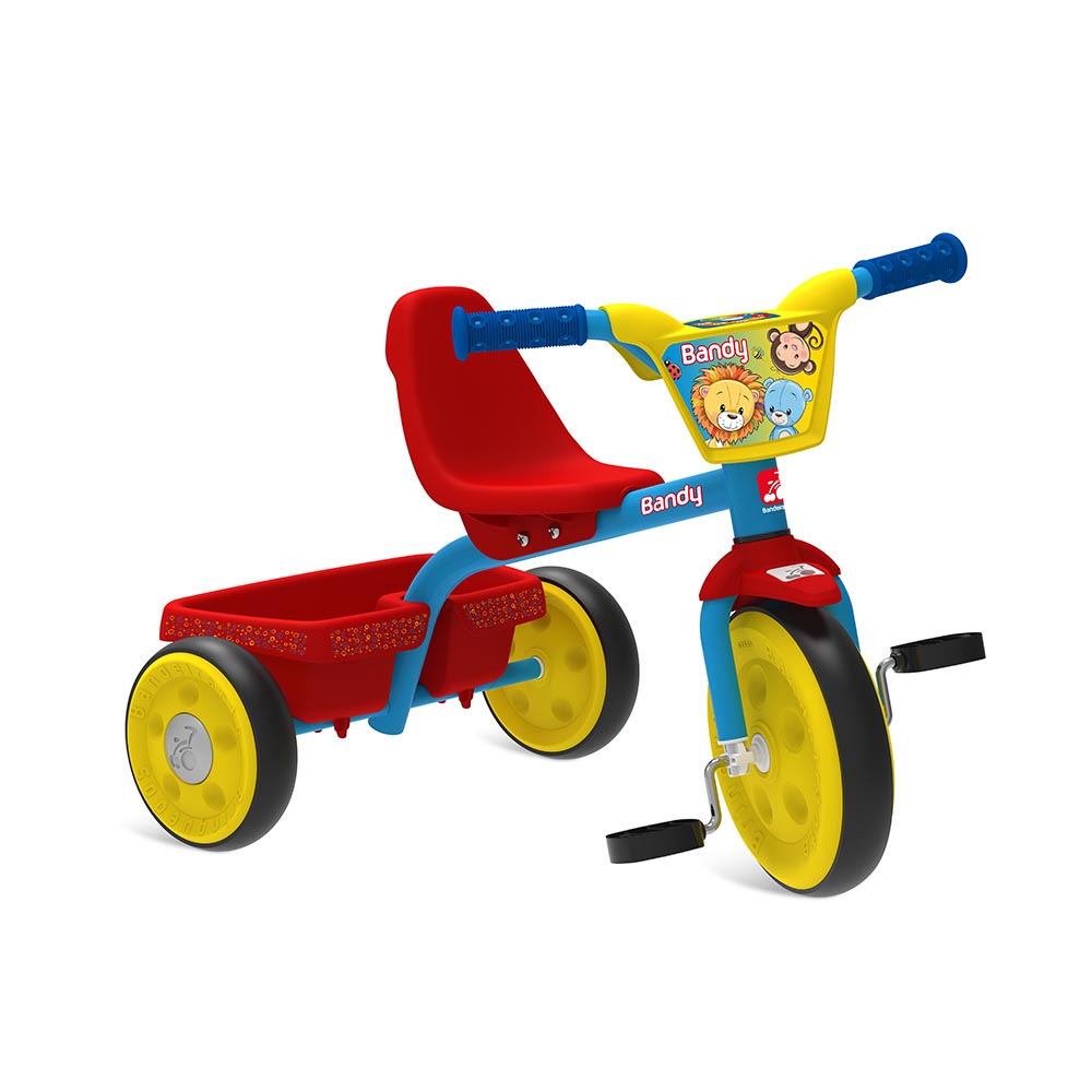 Triciclo Infantil Bandeirante 684 - Tico Tico Azul - Martinello